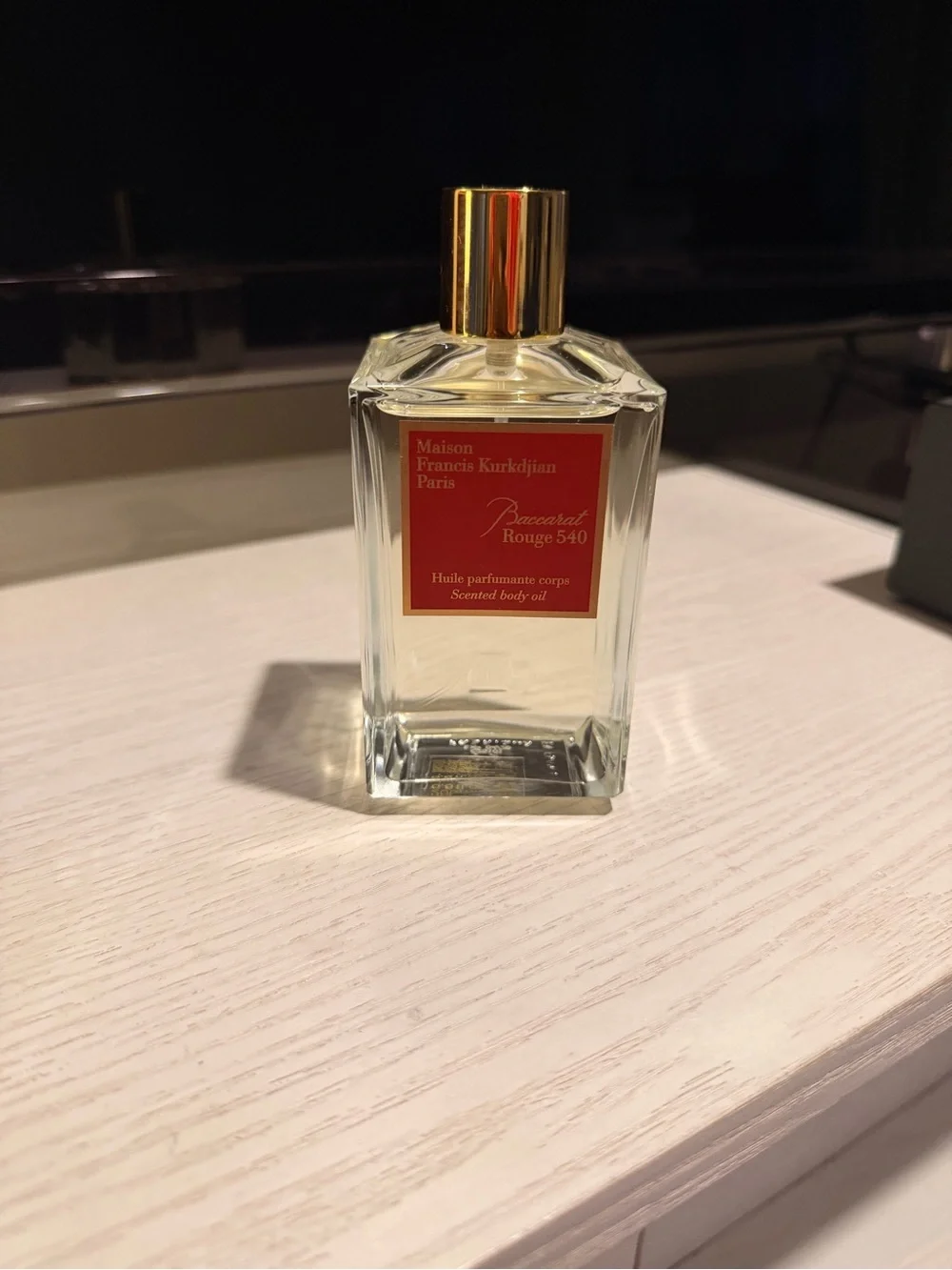 Baccarat Rouge 540 Body Oil